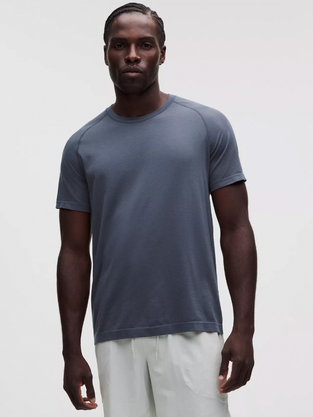 LULULEMON Metal Vent Tech Short-Sleeve Shirt Men’s Medium Dusty Diamond